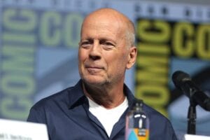 Bruce Willis at San Diego Comic Con International in 2018. Flikr / Gage Skidmore