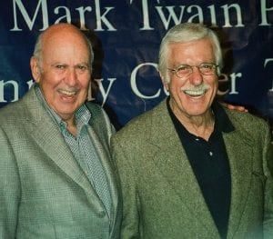 Carl Reiner with Dick Van Dyke in 2000