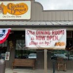 Cracker Barrel opens many locations for dine-in service
