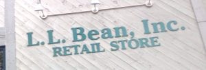 L.L. Bean storefront