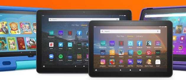 Amazon's fire tablet lineup for 2021