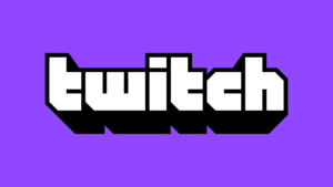 Twitch logo on purple background