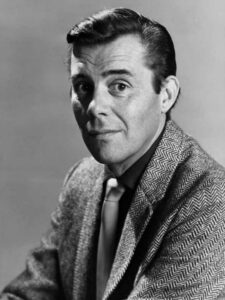 Photo of Dirk Bogarde from an appearance on the television program Hallmark Hall of Fame. He was part of their presentation of "Blythe Spirit". Wikipedia photo
