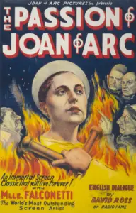 Postter for The Passion of Joan of Arc (from Wikiedia)